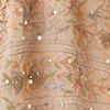 Rosewater Pink Saree with Sequined Paisley Patterns
